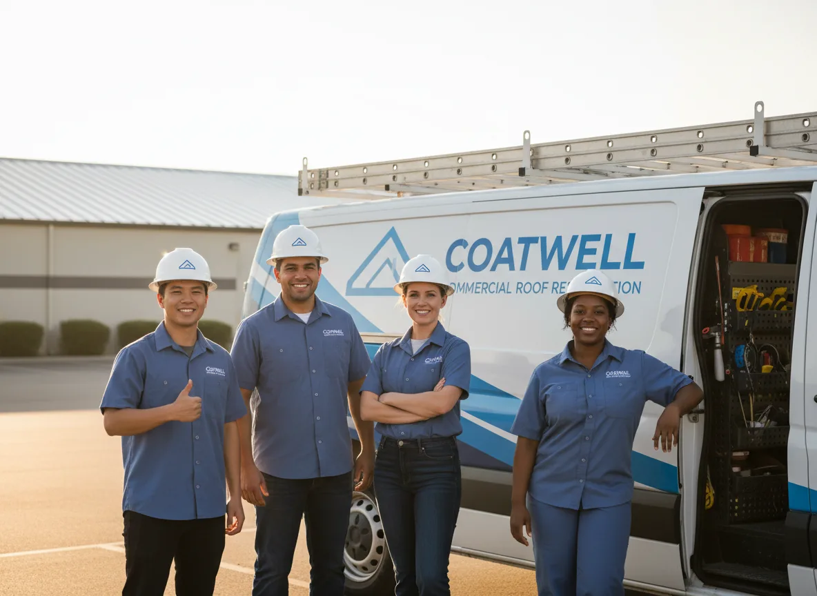 Commercial roof coating company in Winsted, MN